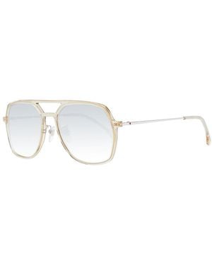 Lozza Beige Unisex Sunglasses - White