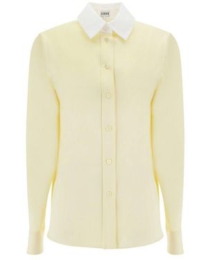 Loewe Silk Shirt - Yellow