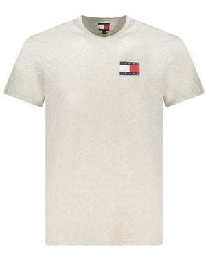 Tommy Hilfiger Grigio Cotton Men T - White