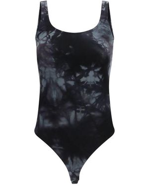 Wolford Black Cotton Bodysuit