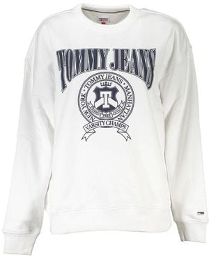 Tommy Hilfiger White Cotton Jumper