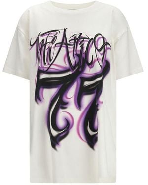 The Attico White Cotton T - Multicolour
