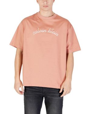 Calvin Klein Multicolour Cotton T - Natural