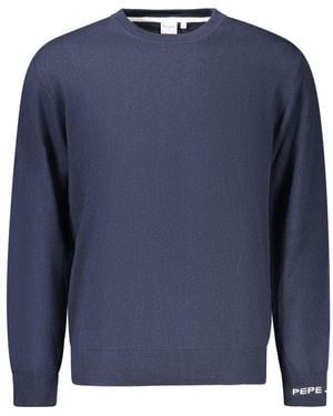 Pepe Jeans Blue Cotton Men's Sweater