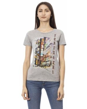 TRUSSARDI ACTION Grey Cotton T