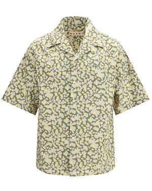 Marni Bicolour Cotton Pattern Shirt - Multicolour