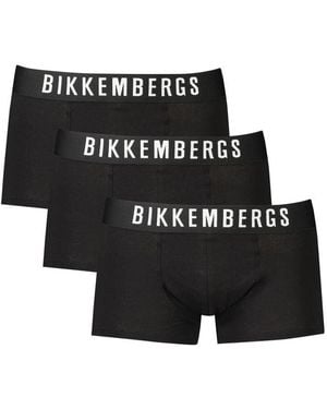 Bikkembergs Black Polyester Men's Boxer Briefs