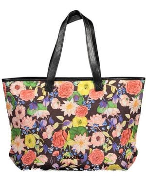 Desigual Black Polyethylene Handbag - Red