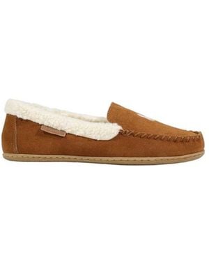 Ralph Lauren Brown Suede Leather Slippers