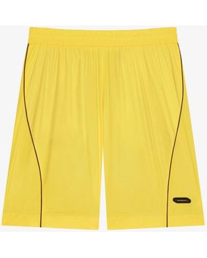 Givenchy Bicolor Fibers Shorts - Yellow