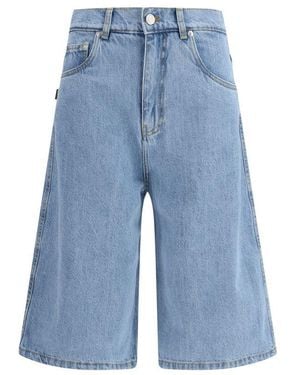Coperni Cotton Bermuda Shorts - Blue