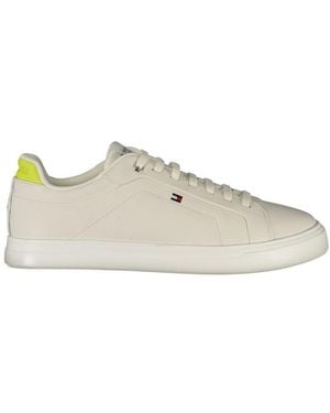 Tommy Hilfiger Bianco Poliuretano Uomo Sneaker - Multicolor