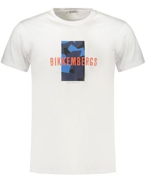 Bikkembergs White Cotton Men's T