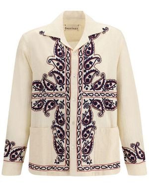 BAZISZT Silk Pattern Shirt - Pink