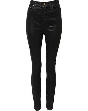 Dolce & Gabbana Black Grace High Waist Skinny Denim Jeans