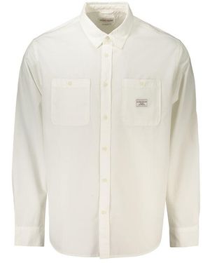 Guess White Cotton Men's Shirt
