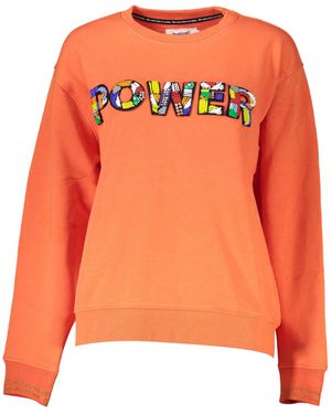 Desigual Cotton Jumper - Orange