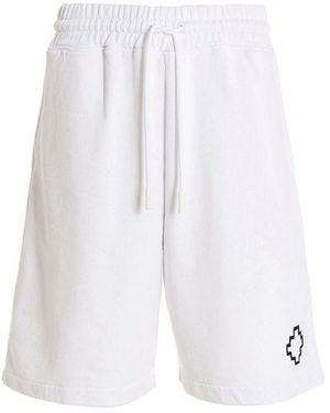 Marcelo Burlon Marcelo Burlon Tempera Cross Shorts - White