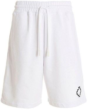 Marcelo Burlon Tempera Cross Shorts - White