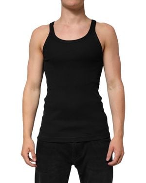 Dolce & Gabbana Black Tank Sleeveless Underwear Men T