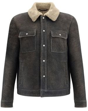 Salvatore Santoro Shearling Jacket - Black