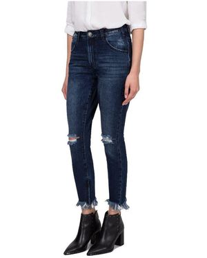 One Teaspoon Blue Cotton Jeans & Pant