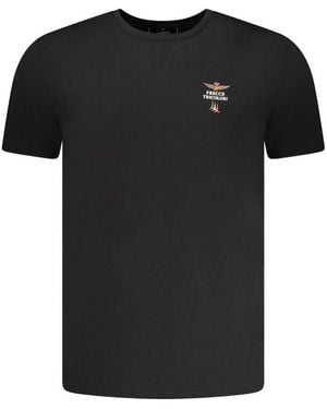 Aeronautica Militare Black Cotton Men's T