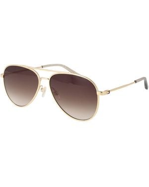Tommy Hilfiger Gold Metal Sunglasses - Brown