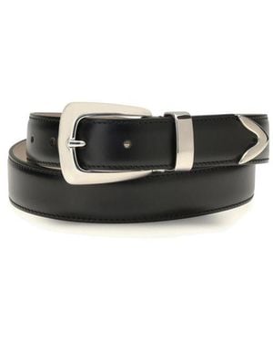 KHAITE Black Calf Leather Bos Taurus Regular Belt | Lyst UK display picture 2