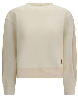 Parajumpers Beige Polyester Sweatshirt - White