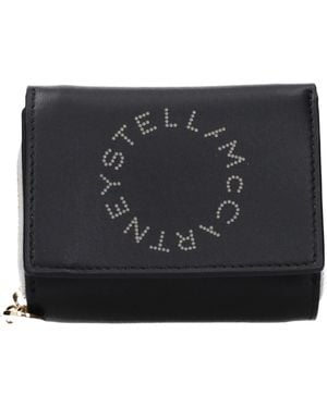 Stella McCartney Black Leather Wallet