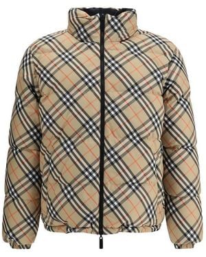 Burberry Down Jackets - Metallic