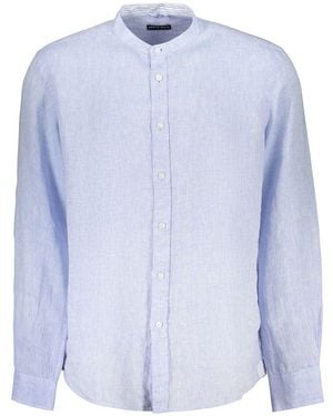 North Sails Azzurro Linen Men's Shirt - Blue