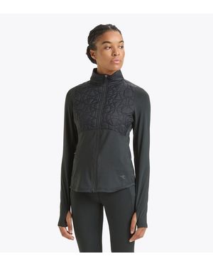 Diadora Black Polyester Bomber