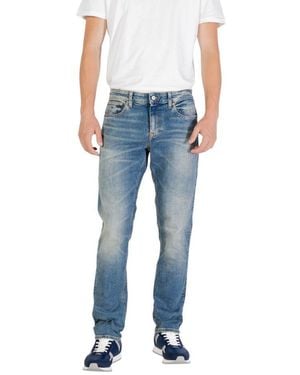 Tommy Hilfiger Blue Recycled Cotton Skinny Jeans