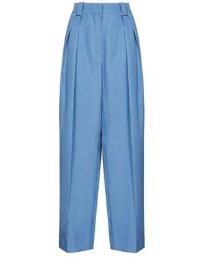 Stella McCartney High-Waist Tailored Trousers - Blue