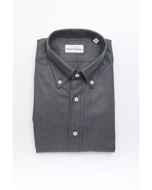 Robert Friedman Cotton Shirt - Grey