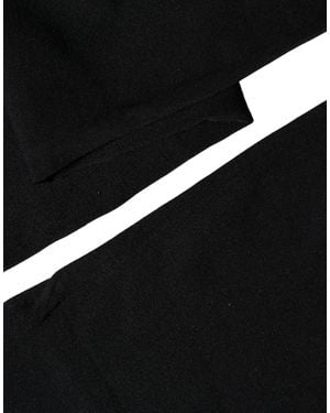 Dolce & Gabbana Black 100% Nylon Thigh High Stockings Socks