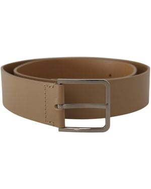 Dolce & Gabbana Leather Belt Minimalist Style - Black