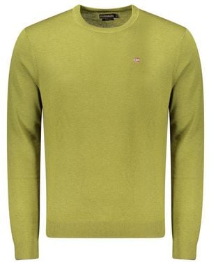 Napapijri Green Wool Men's Sweater