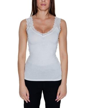 Vero Moda White Viscose Tops & T