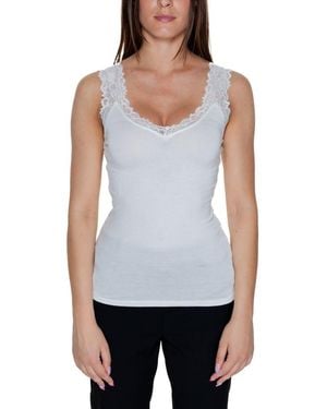 Vero Moda White Viscose Tops & T