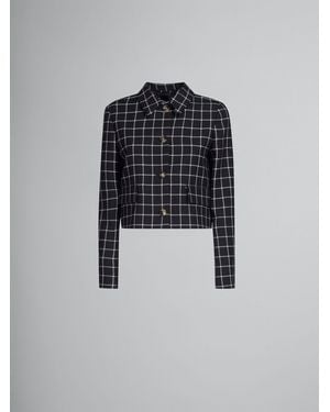 Marni Black Fibers Coat