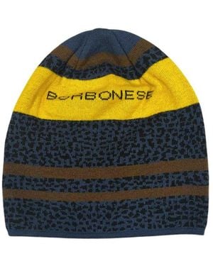 Borbonese Blue Wool Hat - Black