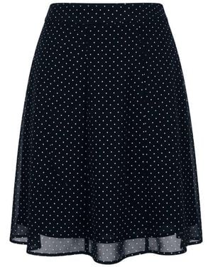 Trussardi Black Viscose Skirt - Blue