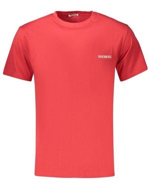 Bikkembergs Rosso Cotton Men's T - Pink