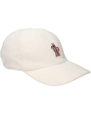 Moncler Polyester Cap (Baseball Hat) - White