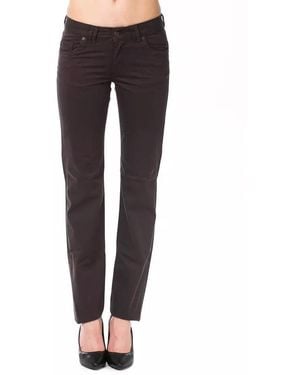 Ungaro Fever Brown Cotton 's Pants - Black