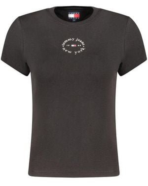 Tommy Hilfiger Black Cotton 's T