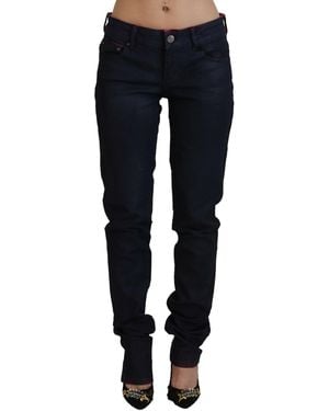 Just Cavalli Sleek Low Waist Denim Pants - Blue